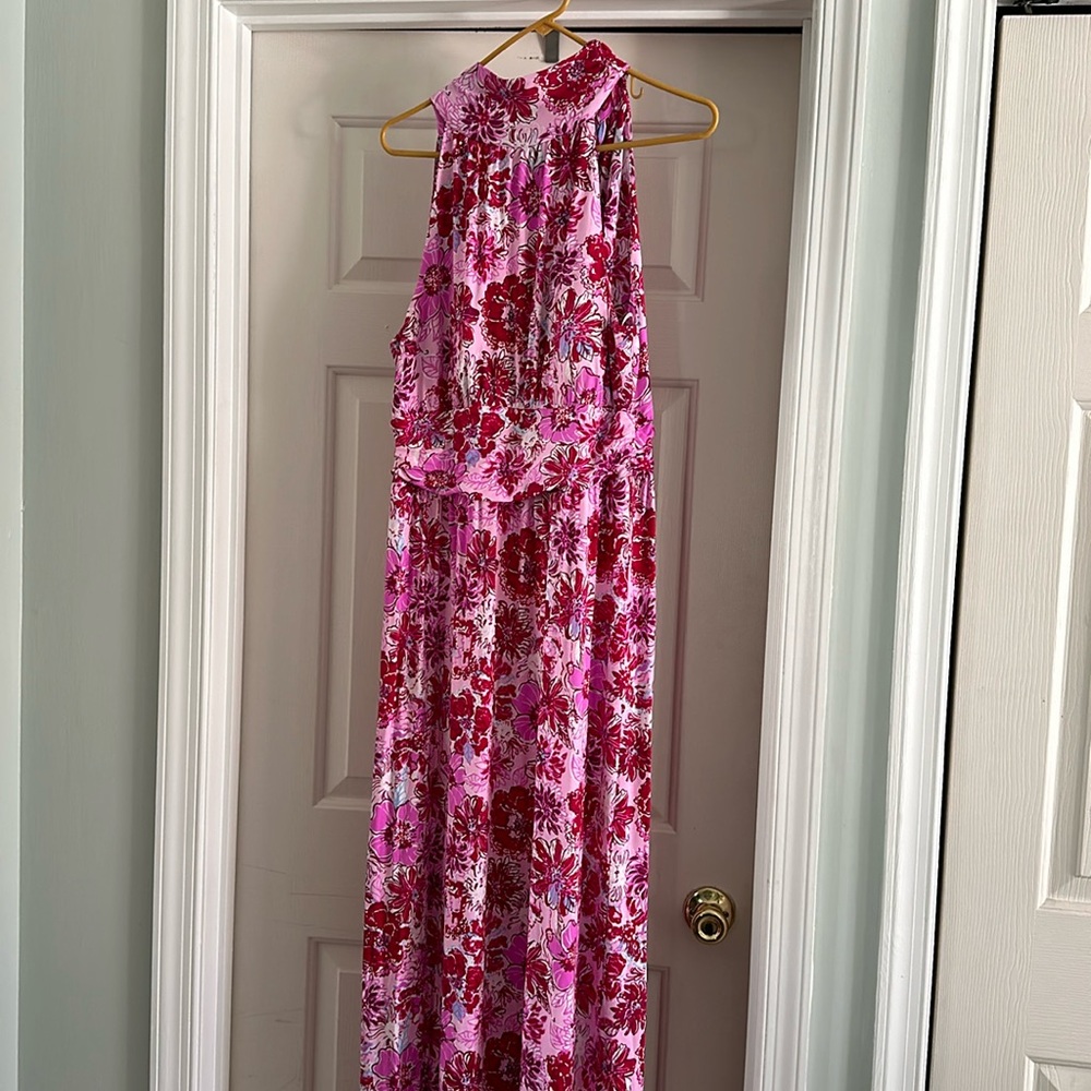 Lilly Pulitzer long jersey floral dress